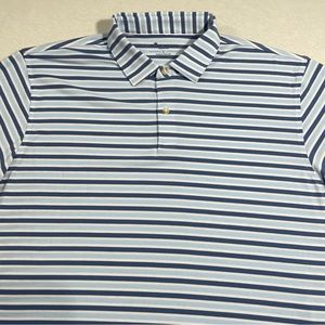 Peter Millar Mens Seaside Golf Polo Size Large / Style# MS22K13S